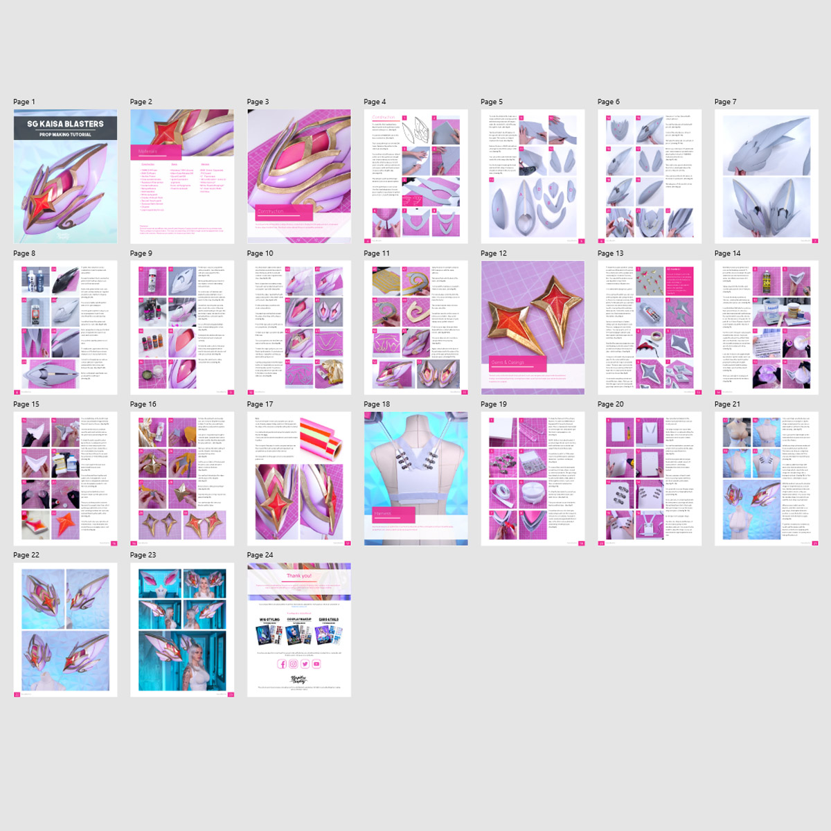 Star Guardian Kaisa Blasters (League of Legends) Prop Tutorial & Pattern (DIGITAL DOWNLOAD)